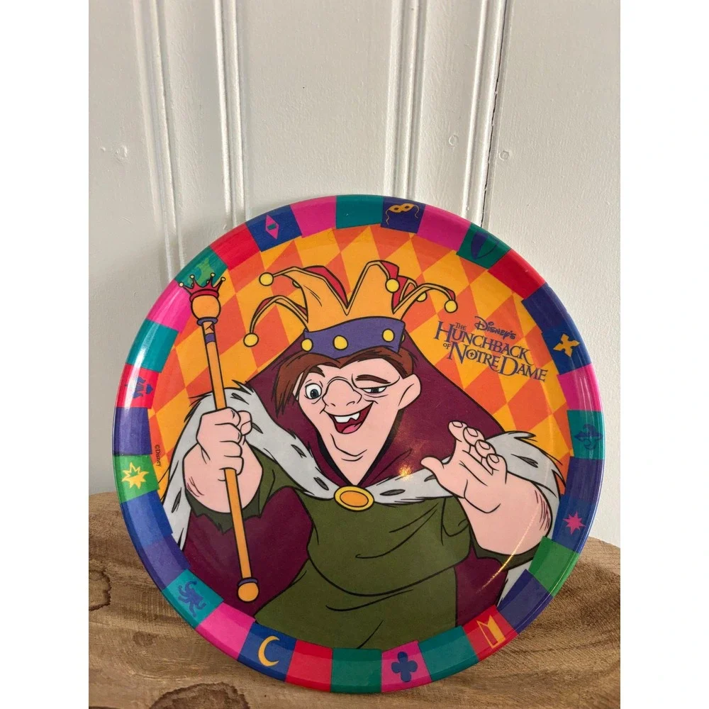 Vintage Disney Hunchback of Notre Dame Quasimodo Zak Designs Plates Set of 2 8